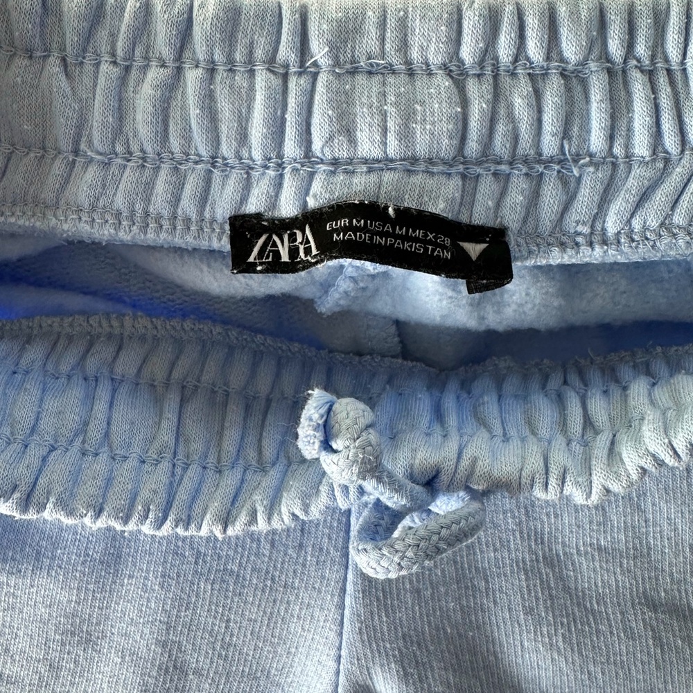 Light Blue Zara Joggers Sweatpants - Picture 7 of 9